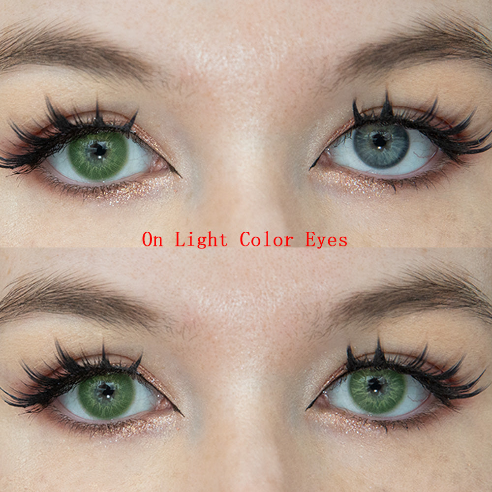 Sweety Love.S Green (1 lens/pack)-Colored Contacts-UNIQSO Canada