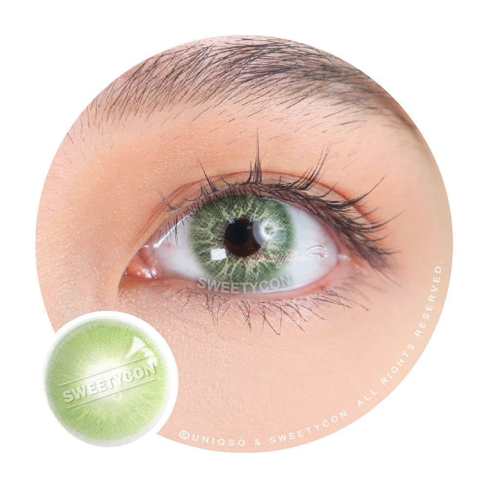 Sweety Love.S Green (1 lens/pack)-Colored Contacts-UNIQSO Canada