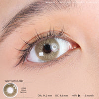Sweety Love.S Grey (1 lens/pack)-Colored Contacts-UNIQSO Canada