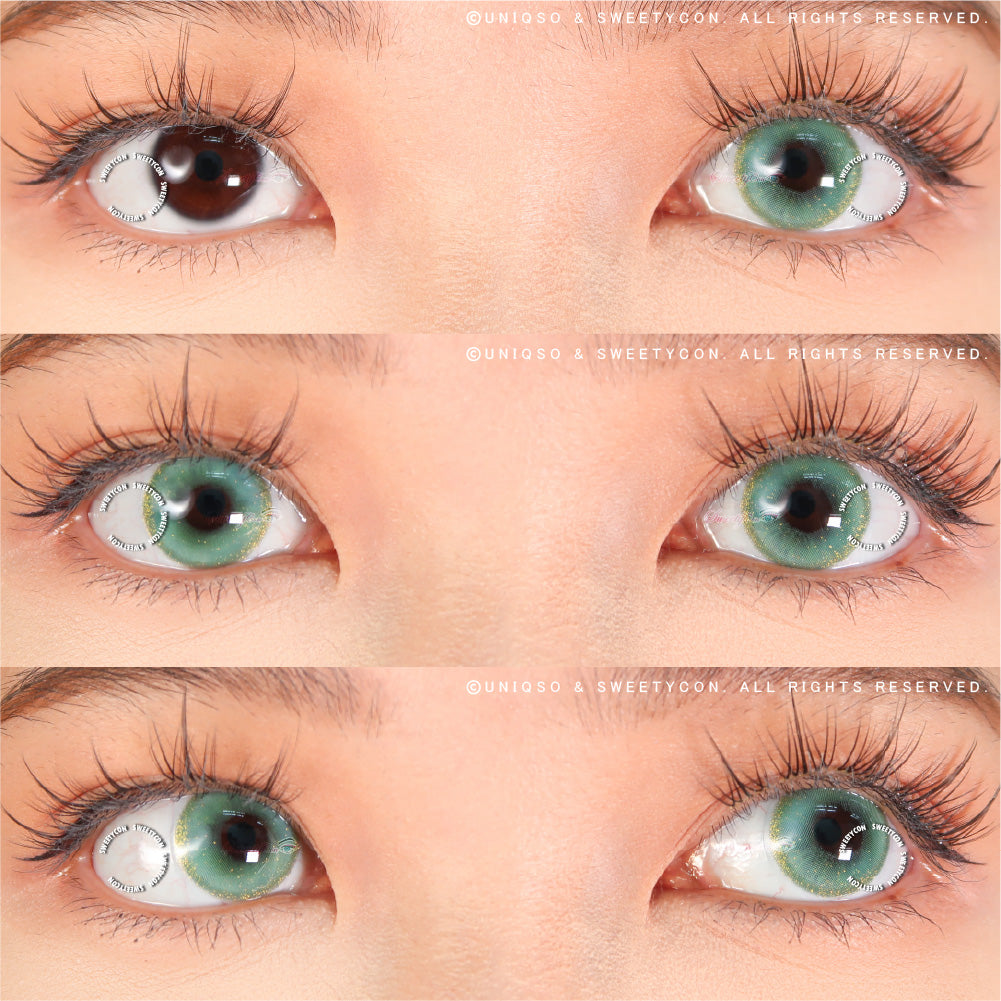 Sweety Lovejoy Green (1 lens/pack)-Colored Contacts-UNIQSO Canada