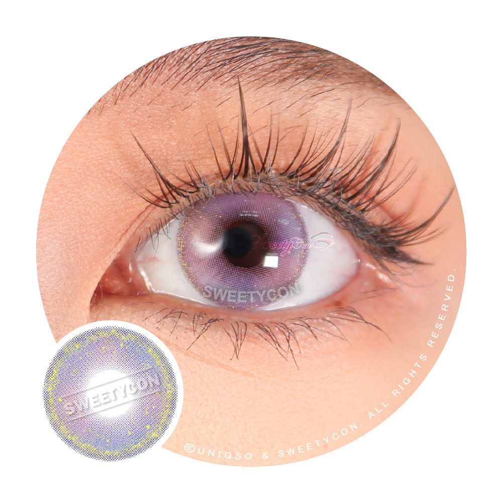 Sweety Lovejoy Violet (1 lens/pack)-Colored Contacts-UNIQSO Canada