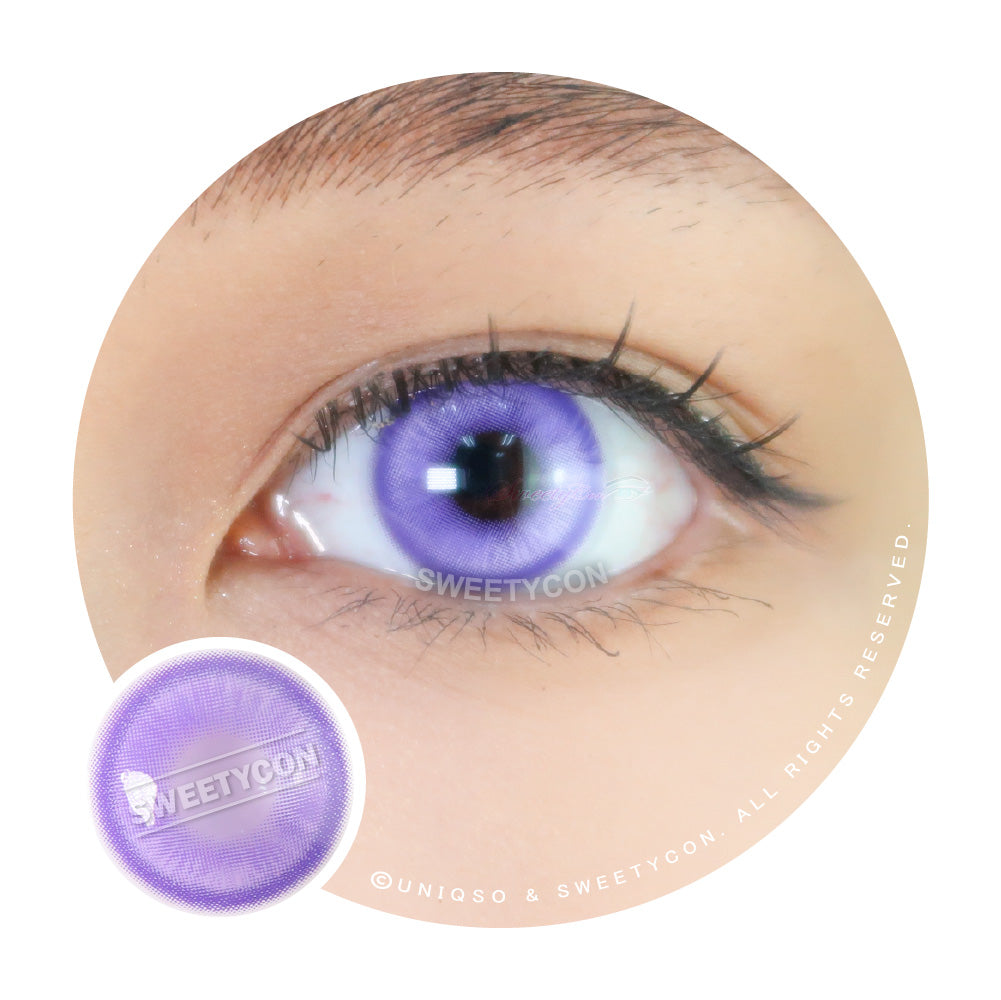 Sweety Magic Pop Blue Violet (1 lens/pack)-Colored Contacts-UNIQSO Canada