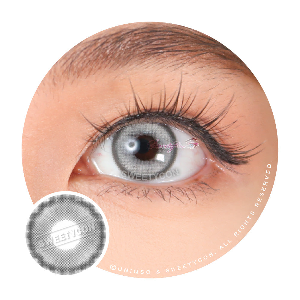 Sweety Magic Pop Grey (1 lens/pack)-Colored Contacts-UNIQSO Canada