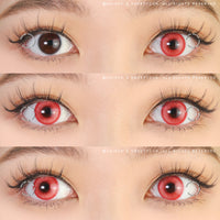 Sweety Magic Pop Red (1 lens/pack)-Colored Contacts-UNIQSO Canada