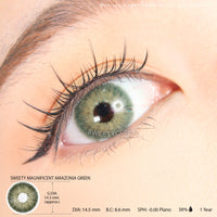Sweety Magnificent Amazonia Green (1 lens/pack)-Colored Contacts-UNIQSO Canada