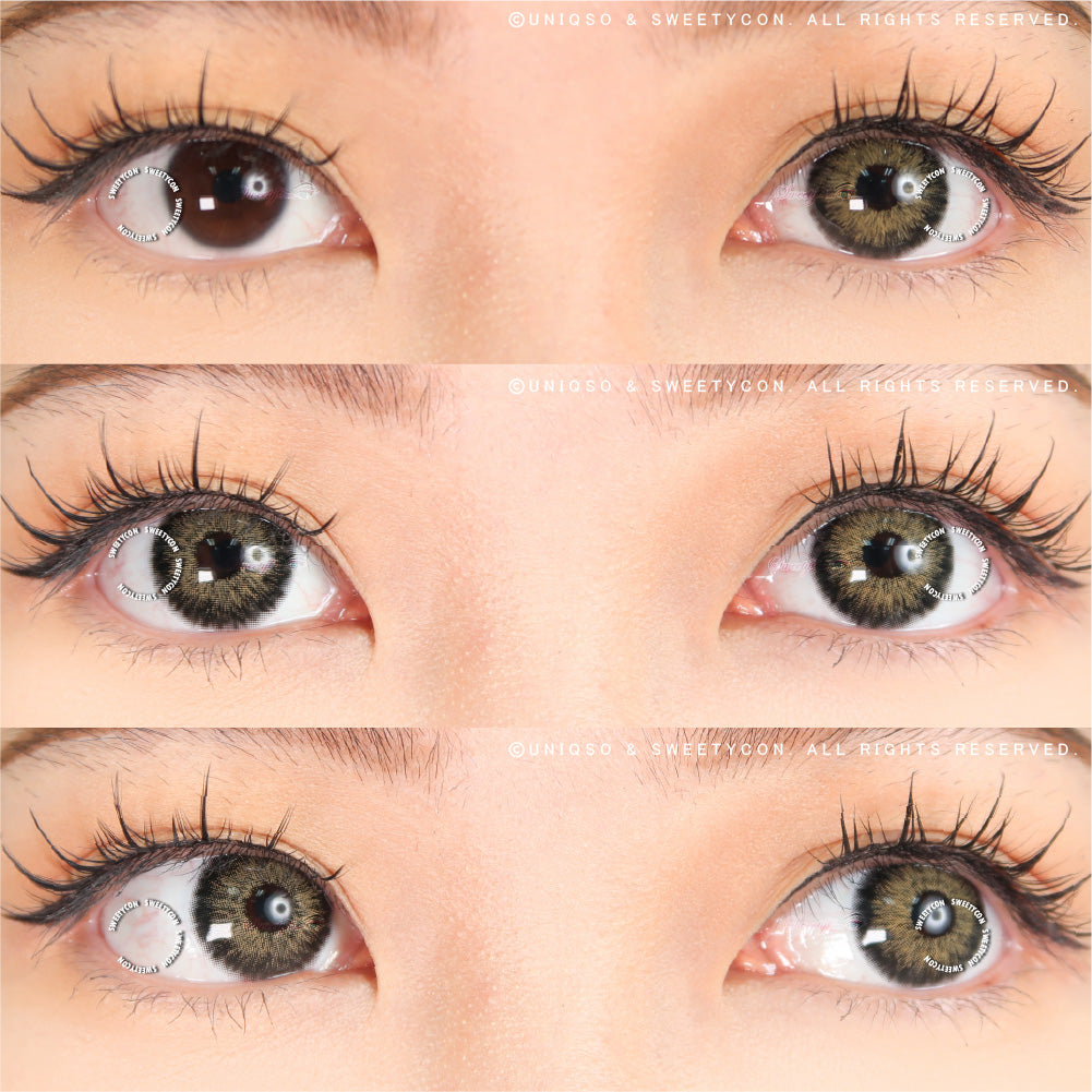 Sweety Magnificent Devils Triangle Black (1 lens/pack)-Colored Contacts-UNIQSO Canada