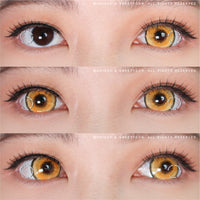 Sweety Mini Sclera Aquaman Yellow (1 lens/pack)-Mini Sclera Contacts-UNIQSO Canada