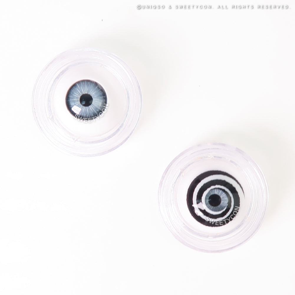 Sweety Mini Sclera Black Spiral (1 lens/pack)-Mini Sclera Contacts-UNIQSO Canada