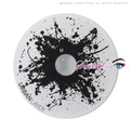 Sweety Mini Sclera Black Splash (1 lens/pack)-Mini Sclera Contacts-UNIQSO Canada