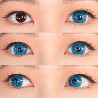 Sweety Mini Sclera Blue Devil (1 lens/pack)-Mini Sclera Contacts-UNIQSO Canada