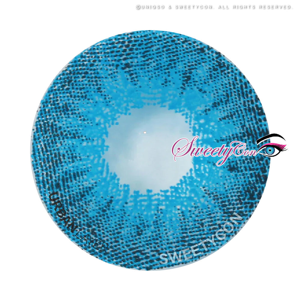Sweety Mini Sclera Blue Devil (1 lens/pack)-Mini Sclera Contacts-UNIQSO Canada