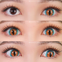 Sweety Mini Sclera Brown Lizard (1 lens/pack)-Mini Sclera Contacts-UNIQSO Canada