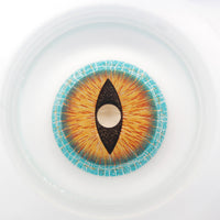 Sweety Mini Sclera Brown Lizard (1 lens/pack)-Mini Sclera Contacts-UNIQSO Canada