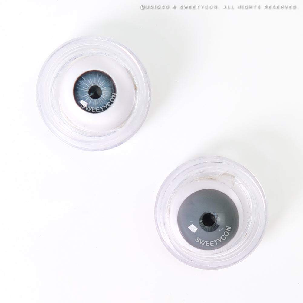 Sweety Mini Sclera Gray (1 lens/pack)-Mini Sclera Contacts-UNIQSO Canada