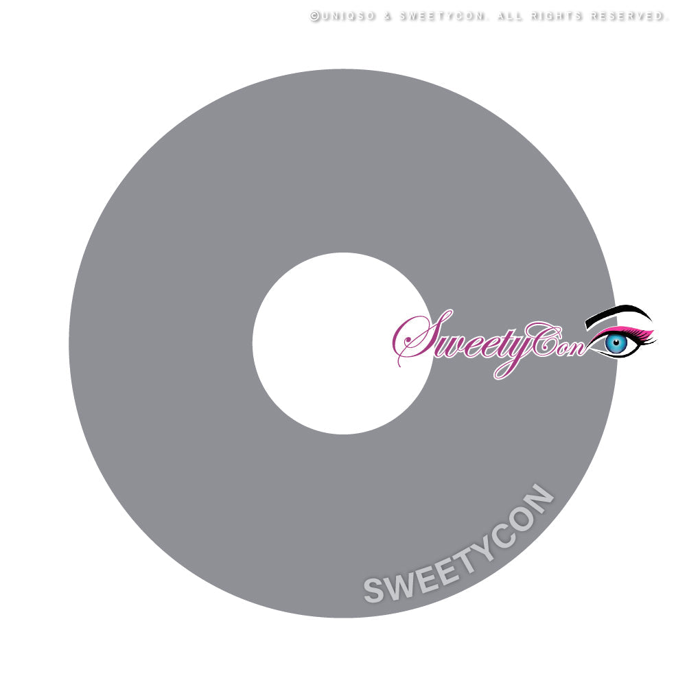 Sweety Mini Sclera Gray (1 lens/pack)-Mini Sclera Contacts-UNIQSO Canada