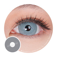 Sweety Mini Sclera Gray (1 lens/pack)-Mini Sclera Contacts-UNIQSO Canada