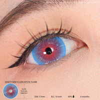 Sweety Mini Sclera Mystic Flame (1 lens/pack)-Mini Sclera Contacts-UNIQSO Canada