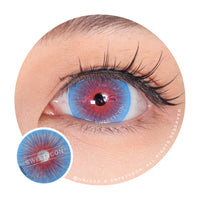 Sweety Mini Sclera Mystic Flame (1 lens/pack)-Mini Sclera Contacts-UNIQSO Canada