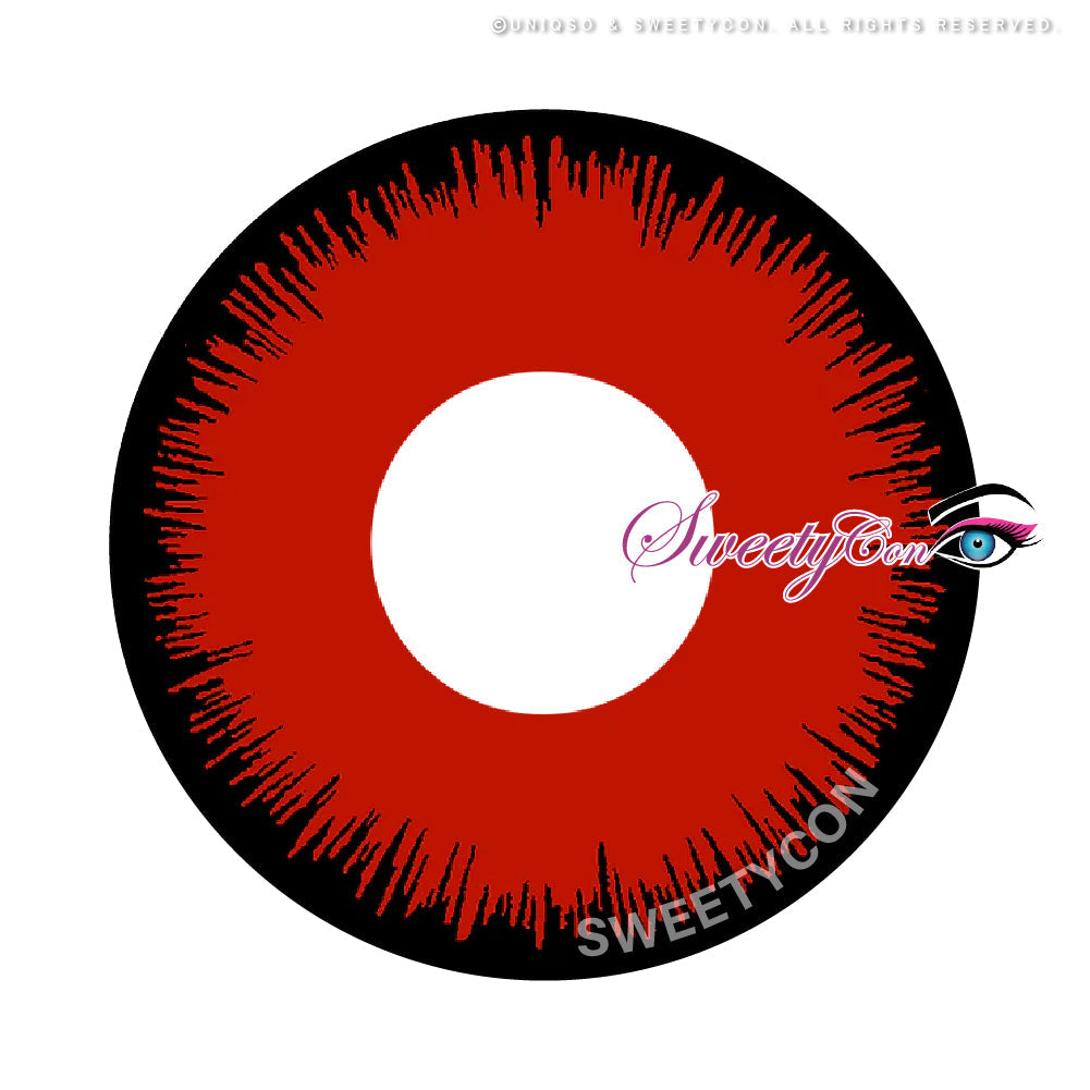 Sweety Mini Sclera Mystic Red (1 lens/pack)-Mini Sclera Contacts-UNIQSO Canada
