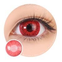 Sweety Mini Sclera Red Devil (1 lens/pack)-Mini Sclera Contacts-UNIQSO Canada