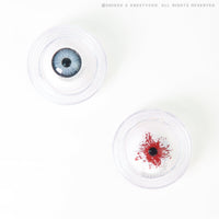 Sweety Mini Sclera Red Splash (1 lens/pack)-Mini Sclera Contacts-UNIQSO Canada