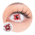 Sweety Mini Sclera Red Splash (1 lens/pack)-Mini Sclera Contacts-UNIQSO Canada