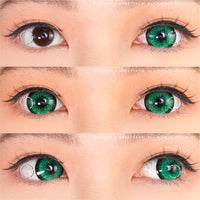 Sweety Mini Sclera Tokyo N Green(1 lens/pack)-Mini Sclera Contacts-UNIQSO Canada