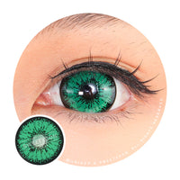 Sweety Mini Sclera Tokyo N Green(1 lens/pack)-Mini Sclera Contacts-UNIQSO Canada