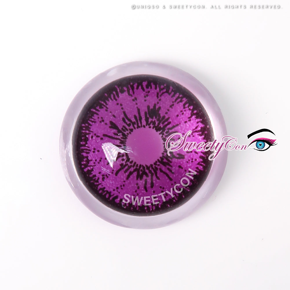 Sweety Mini Sclera Tokyo N Violet(1 lens/pack)-Mini Sclera Contacts-UNIQSO Canada