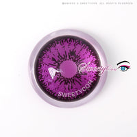 Sweety Mini Sclera Tokyo N Violet(1 lens/pack)-Mini Sclera Contacts-UNIQSO Canada