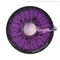 Sweety Mini Sclera Tokyo N Violet(1 lens/pack)-Mini Sclera Contacts-UNIQSO Canada