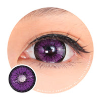 Sweety Mini Sclera Tokyo N Violet(1 lens/pack)-Mini Sclera Contacts-UNIQSO Canada