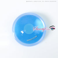 Sweety Mini Sclera UV Glow Blue (1 lens/pack)-Mini Sclera Contacts-UNIQSO Canada