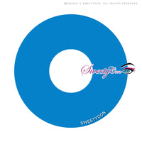 Sweety Mini Sclera UV Glow Blue (1 lens/pack)-Mini Sclera Contacts-UNIQSO Canada