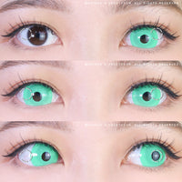 Sweety Mini Sclera UV Glow Green (1 lens/pack)-Mini Sclera Contacts-UNIQSO Canada