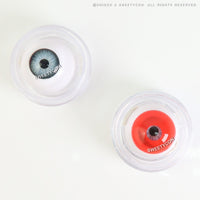 Sweety Mini Sclera UV Glow Red (1 lens/pack)-Mini Sclera Contacts-UNIQSO Canada
