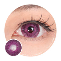 Sweety Mini Sclera Violet Devil (1 lens/pack)-Mini Sclera Contacts-UNIQSO Canada