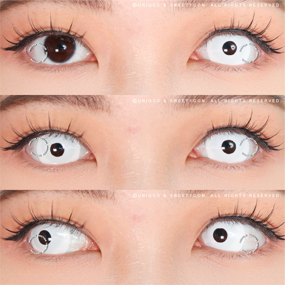 Sweety Mini Sclera White Out (1 lens/pack)-Mini Sclera Contacts-UNIQSO Canada