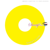Sweety Mini Sclera Yellow (1 lens/pack)-Mini Sclera Contacts-UNIQSO Canada