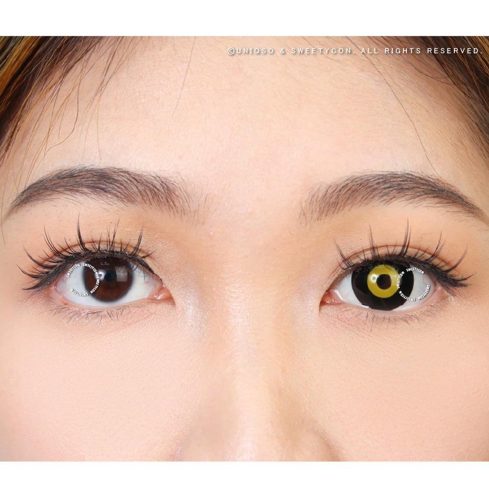 Sweety Mini Yellow Ghoul (1 lens/pack)-Crazy Contacts-UNIQSO Canada