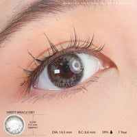 Sweety Miracle Grey (1 lens/pack)-Colored Contacts-UNIQSO Canada
