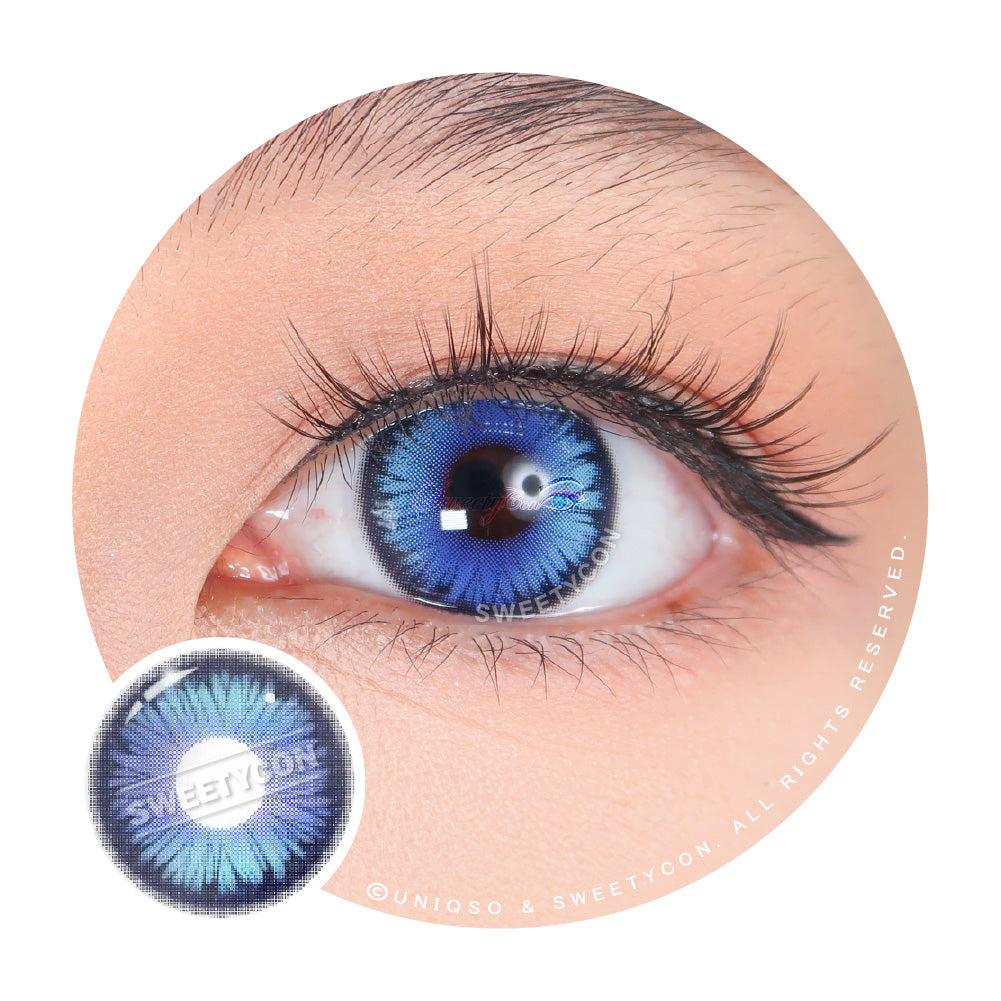 Sweety Mystic Wing Blue (1 lens/pack)-Colored Contacts-UNIQSO Canada