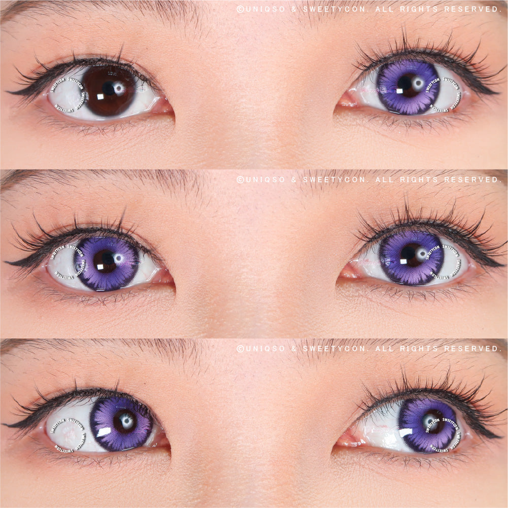 Sweety Mystic Wing Violet (1 lens/pack)-Colored Contacts-UNIQSO Canada