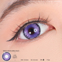 Sweety Mystic Wing Violet (1 lens/pack)-Colored Contacts-UNIQSO Canada