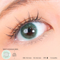 Sweety Ocean Blue Green (1 lens/pack)-Colored Contacts-UNIQSO Canada