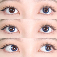 Sweety Ocean Blue Hazel colored contacts