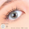 Sweety Ocean Cyan Grey (1 lens/pack)-Colored Contacts-UNIQSO Canada