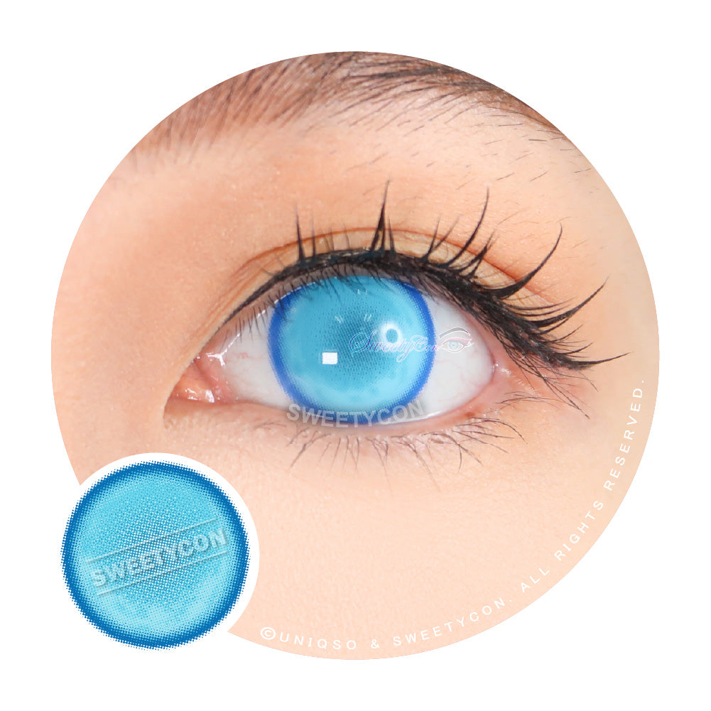 Sweety Paradise Blue (1 lens/pack)-Colored Contacts-UNIQSO Canada
