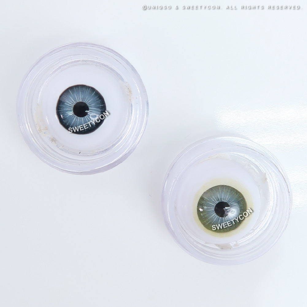 Sweety Polar Lights Yellow Green (1 lens/pack)-Colored Contacts-UNIQSO Canada