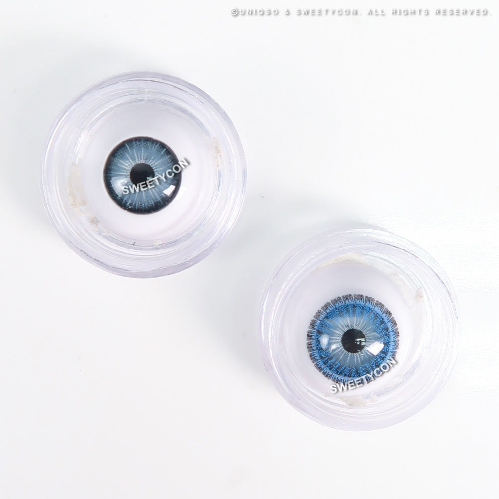 Sweety Pomelo Blue (1 lens/pack)-Colored Contacts-UNIQSO Canada